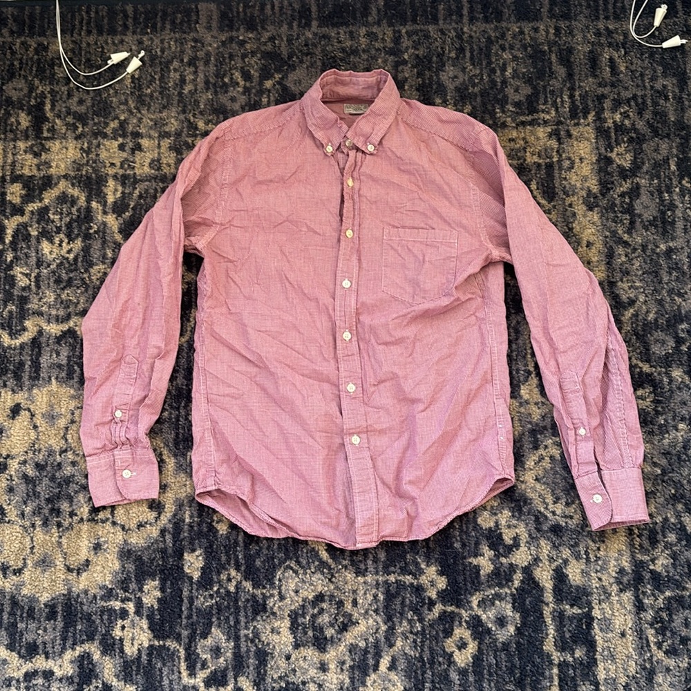 J Crew Woven Oxford Shirt - Picture 2 of 4